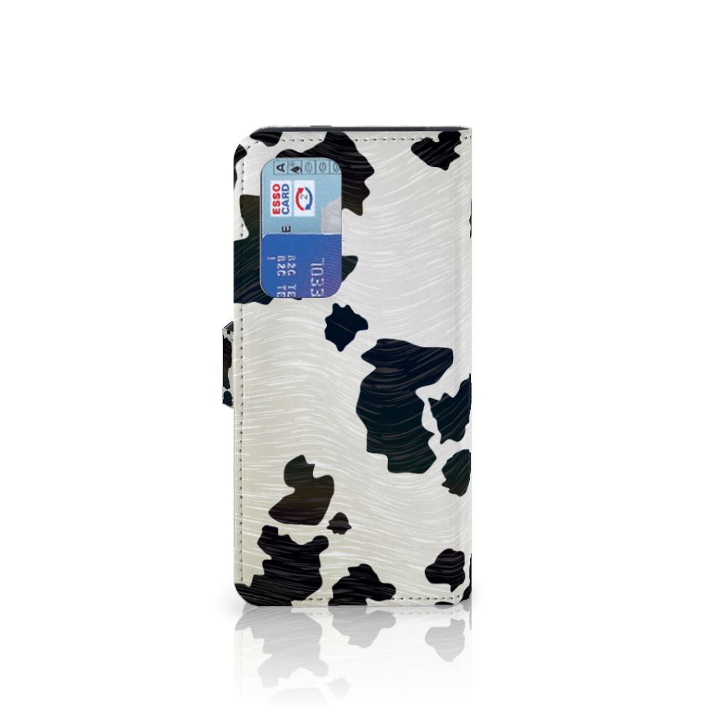 Huawei P40 Pro Telefoonhoesje met Pasjes Koeienvlekken