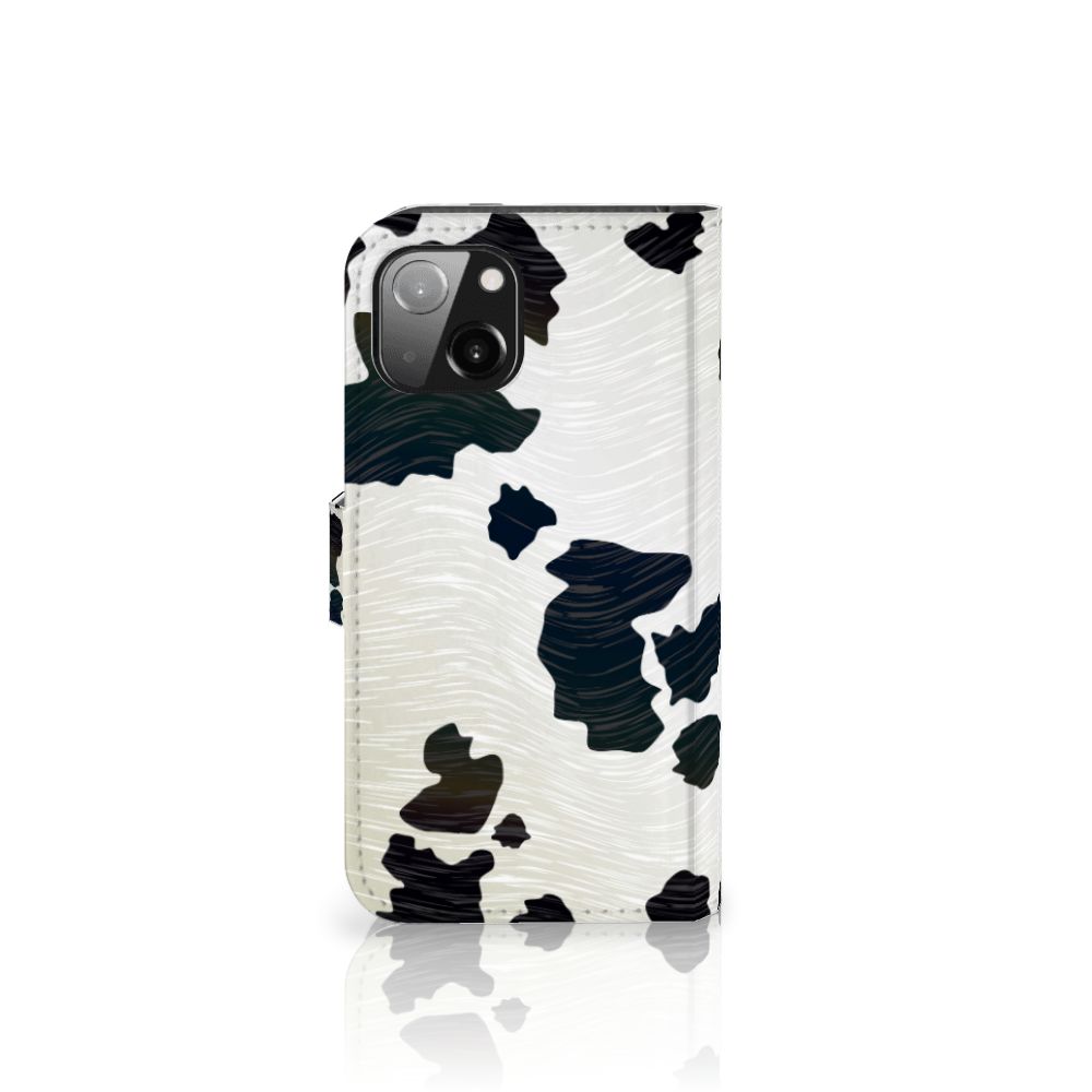 Apple iPhone 13 Telefoonhoesje met Pasjes Koeienvlekken