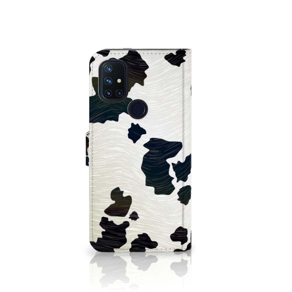 OnePlus Nord N10 Telefoonhoesje met Pasjes Koeienvlekken