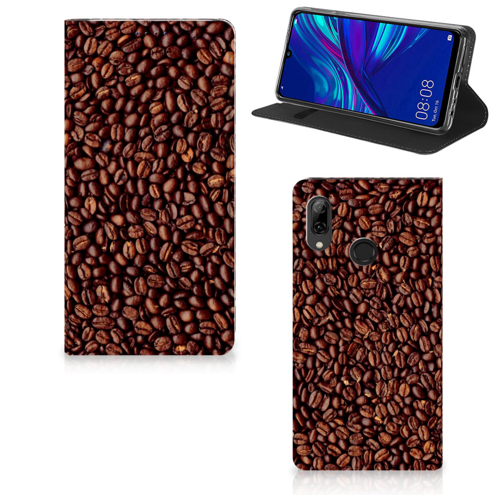 Huawei P Smart (2019) Flip Style Cover Koffiebonen