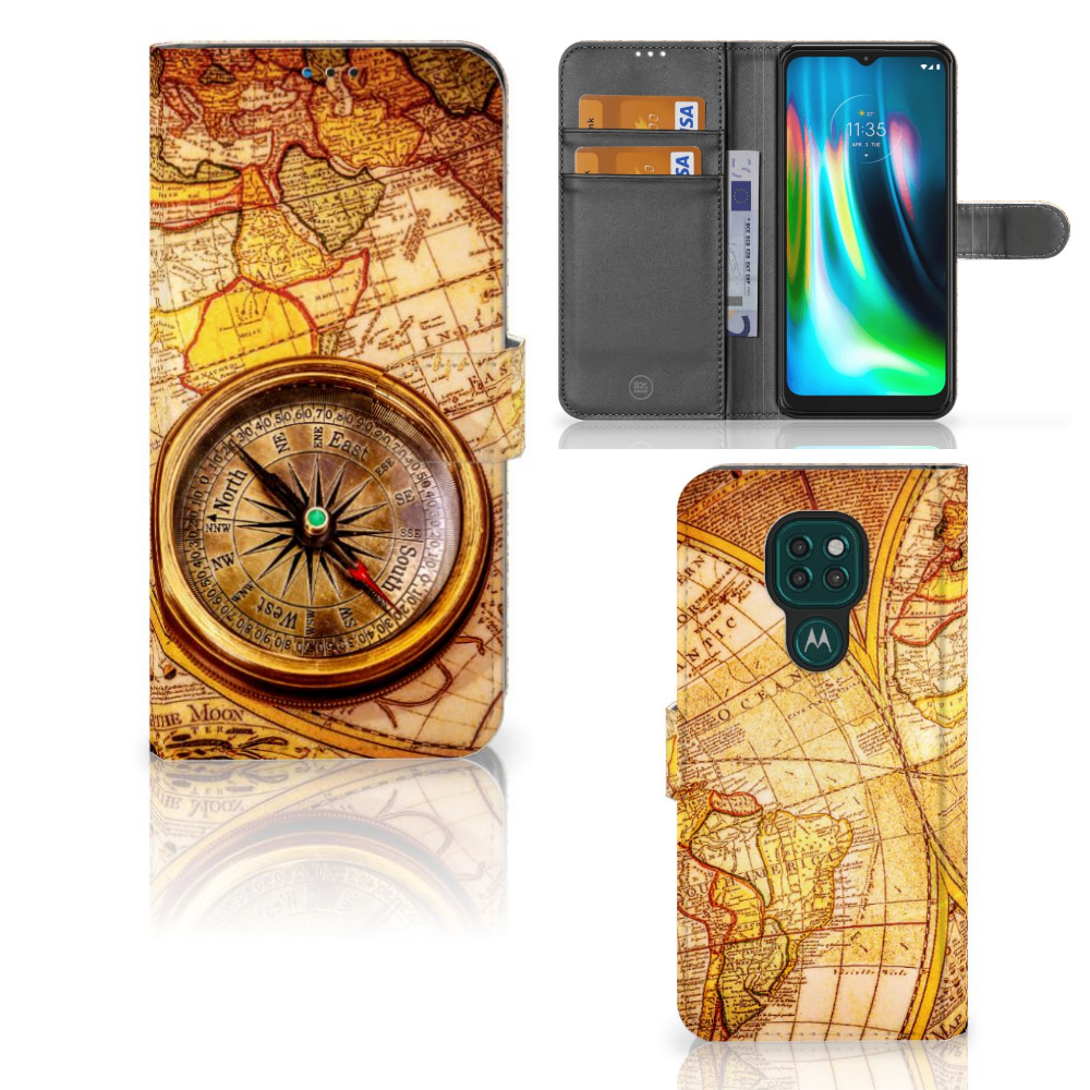 Motorola Moto G9 Play | E7 Plus Flip Cover Kompas