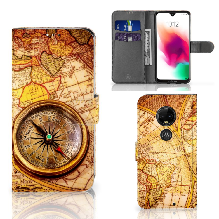 Motorola Moto G7 | G7 Plus Boekhoesje Design Kompas