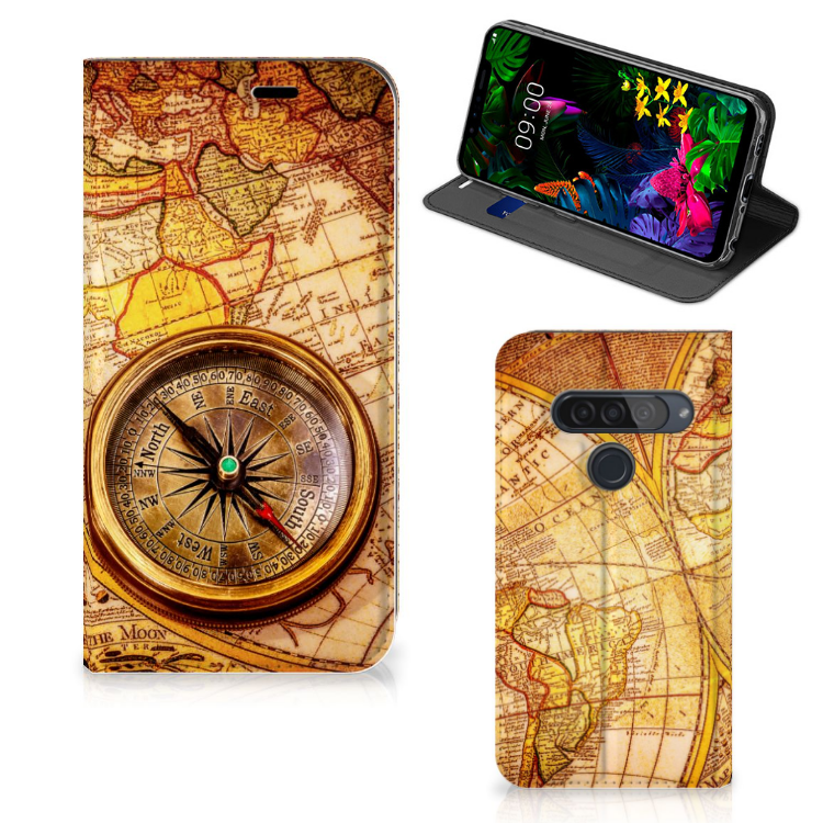 LG G8s Thinq Book Cover Kompas