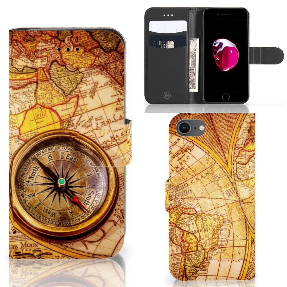 Apple iPhone 7 Uniek Ontworpen Telefoonhoesje Kompas