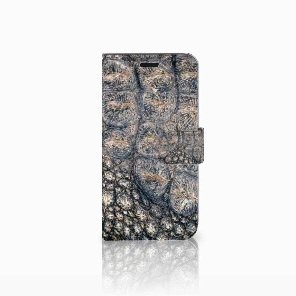 Huawei Nova Telefoonhoesje met Pasjes Krokodillenprint