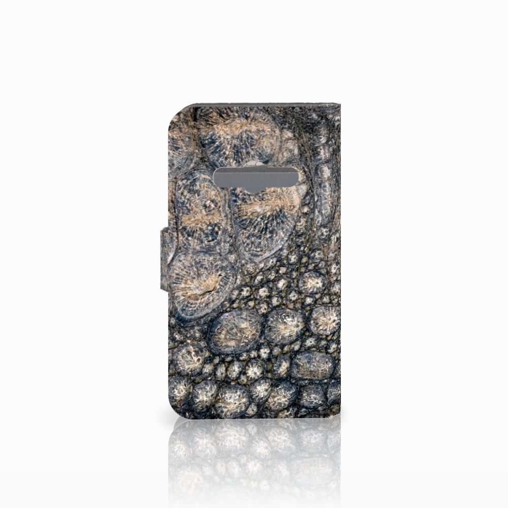 Samsung Galaxy Xcover 3 | Xcover 3 VE Telefoonhoesje met Pasjes Krokodillenprint