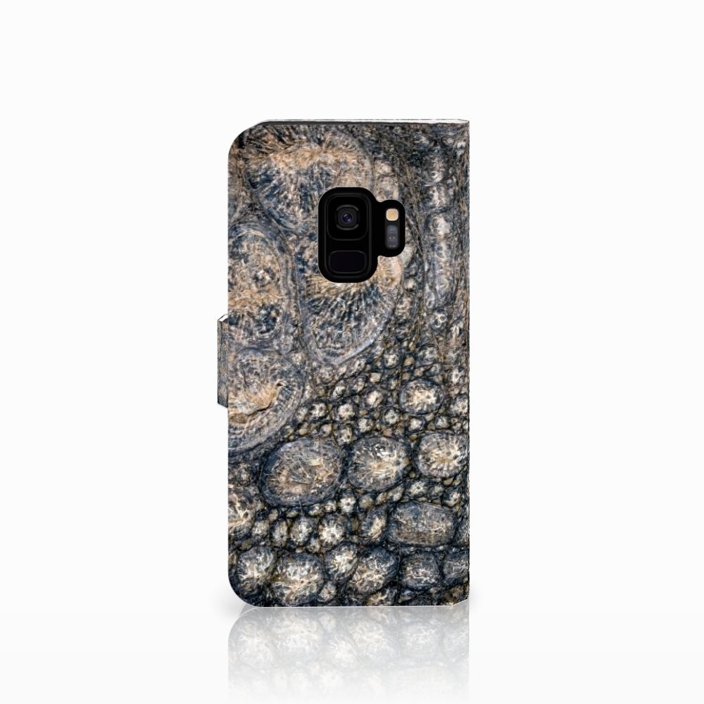 Samsung Galaxy S9 Telefoonhoesje met Pasjes Krokodillenprint