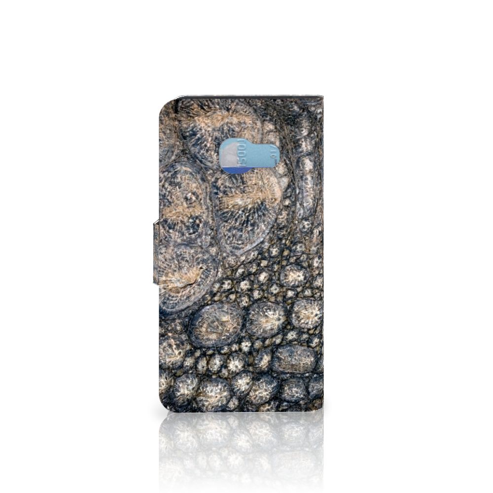 Samsung Galaxy A3 2017 Telefoonhoesje met Pasjes Krokodillenprint