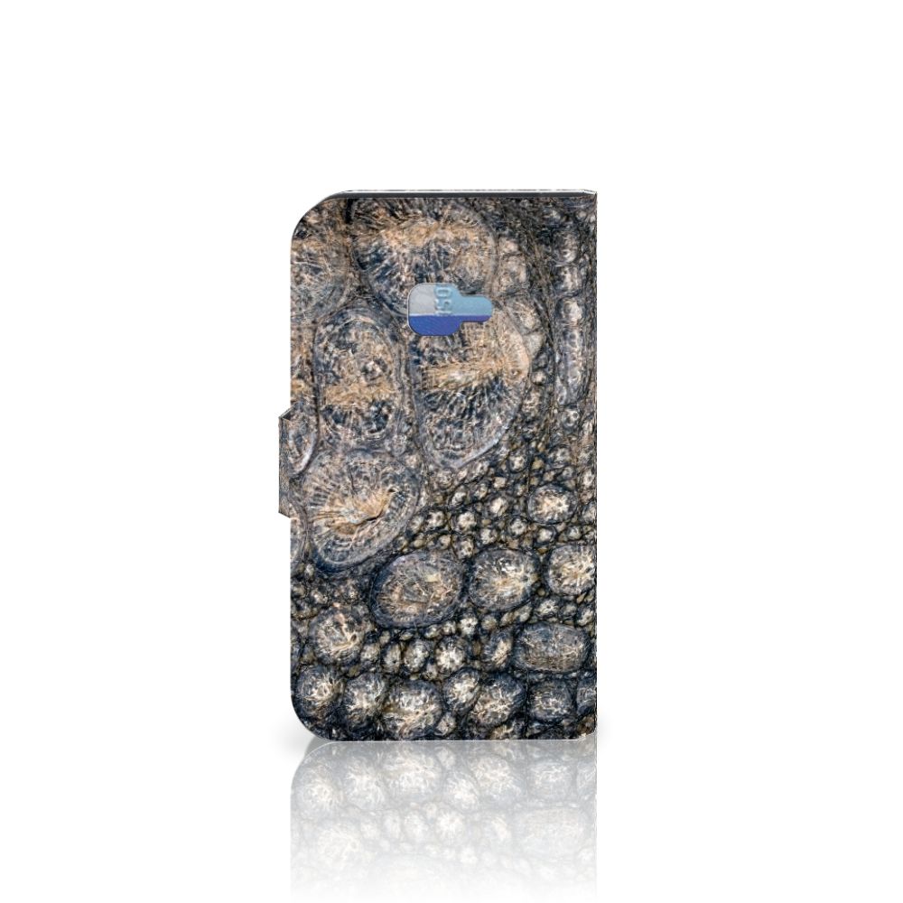 Samsung Galaxy Xcover 4 | Xcover 4s Telefoonhoesje met Pasjes Krokodillenprint