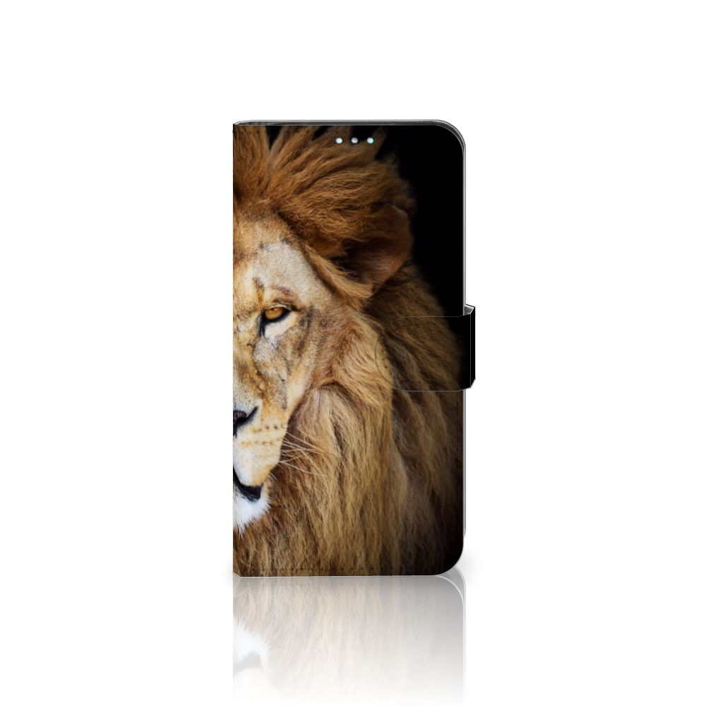 Samsung Galaxy A41 Telefoonhoesje met Pasjes Leeuw