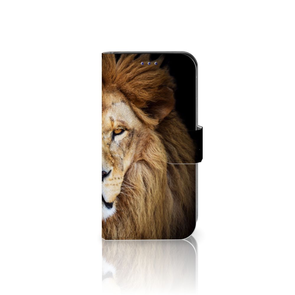 Samsung Galaxy S10e Telefoonhoesje met Pasjes Leeuw