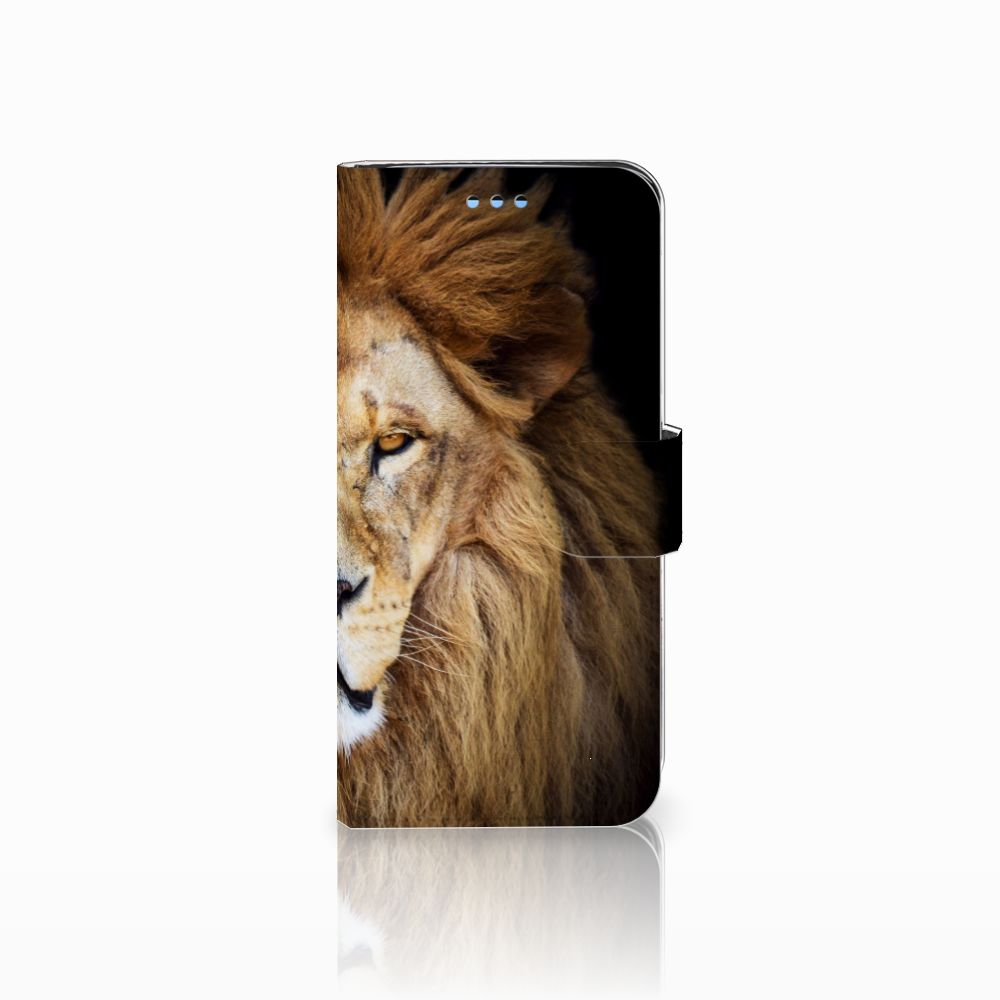 Samsung Galaxy S9 Telefoonhoesje met Pasjes Leeuw