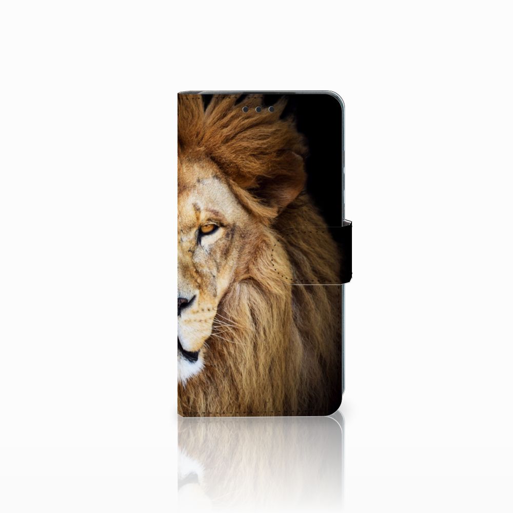 Huawei P30 Telefoonhoesje met Pasjes Leeuw