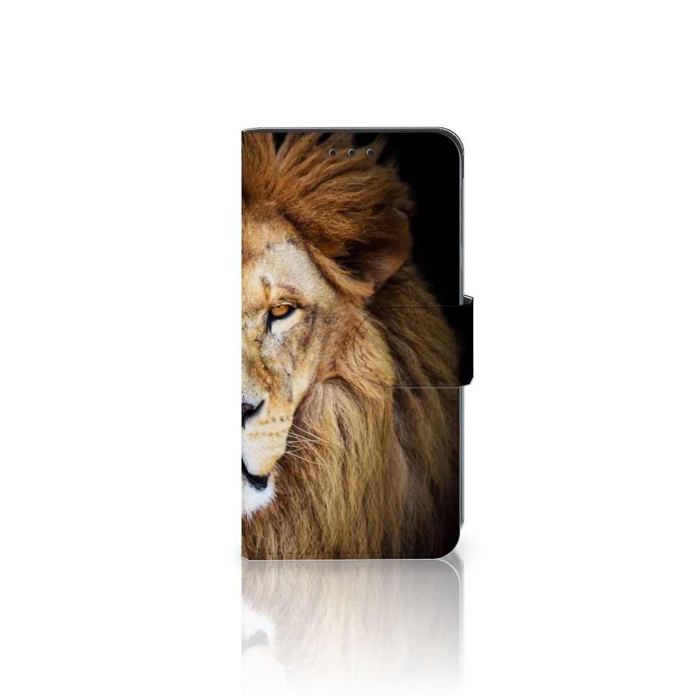 Samsung Galaxy A3 2017 Telefoonhoesje met Pasjes Leeuw