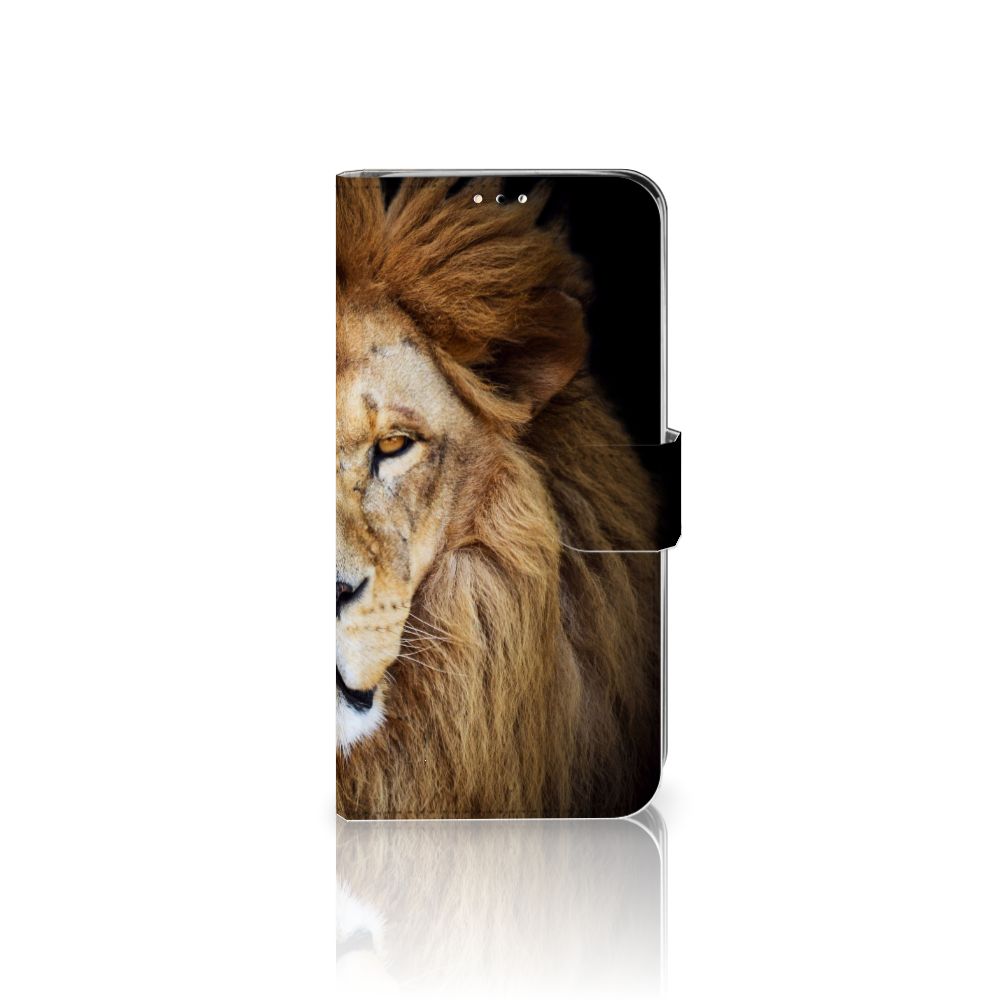 Huawei Y6 (2019) Telefoonhoesje met Pasjes Leeuw