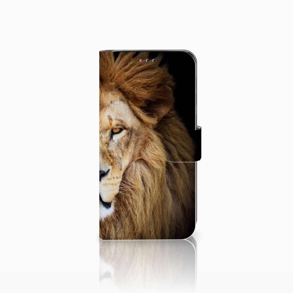 Samsung Galaxy A10 Telefoonhoesje met Pasjes Leeuw