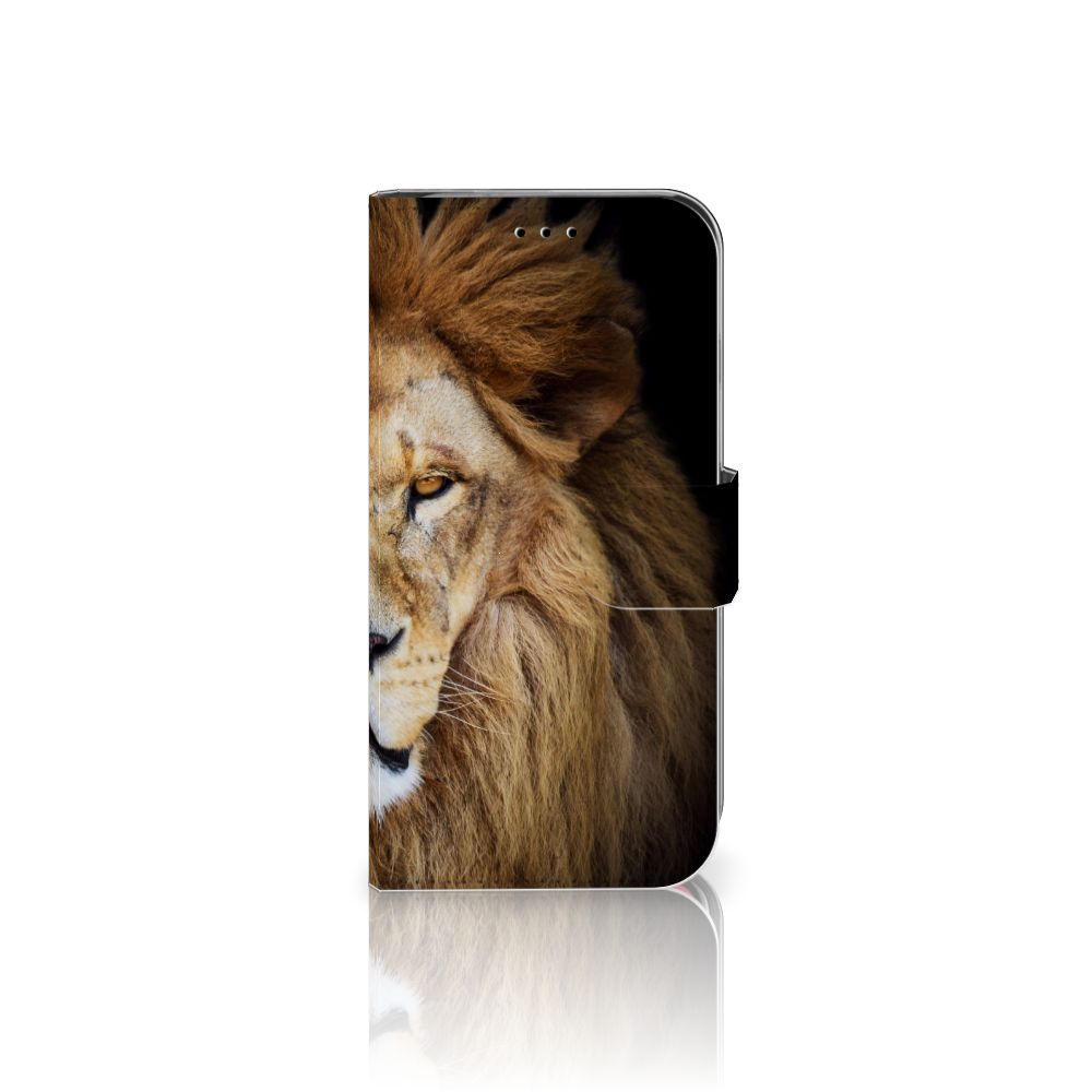 Apple iPhone X | Xs Telefoonhoesje met Pasjes Leeuw