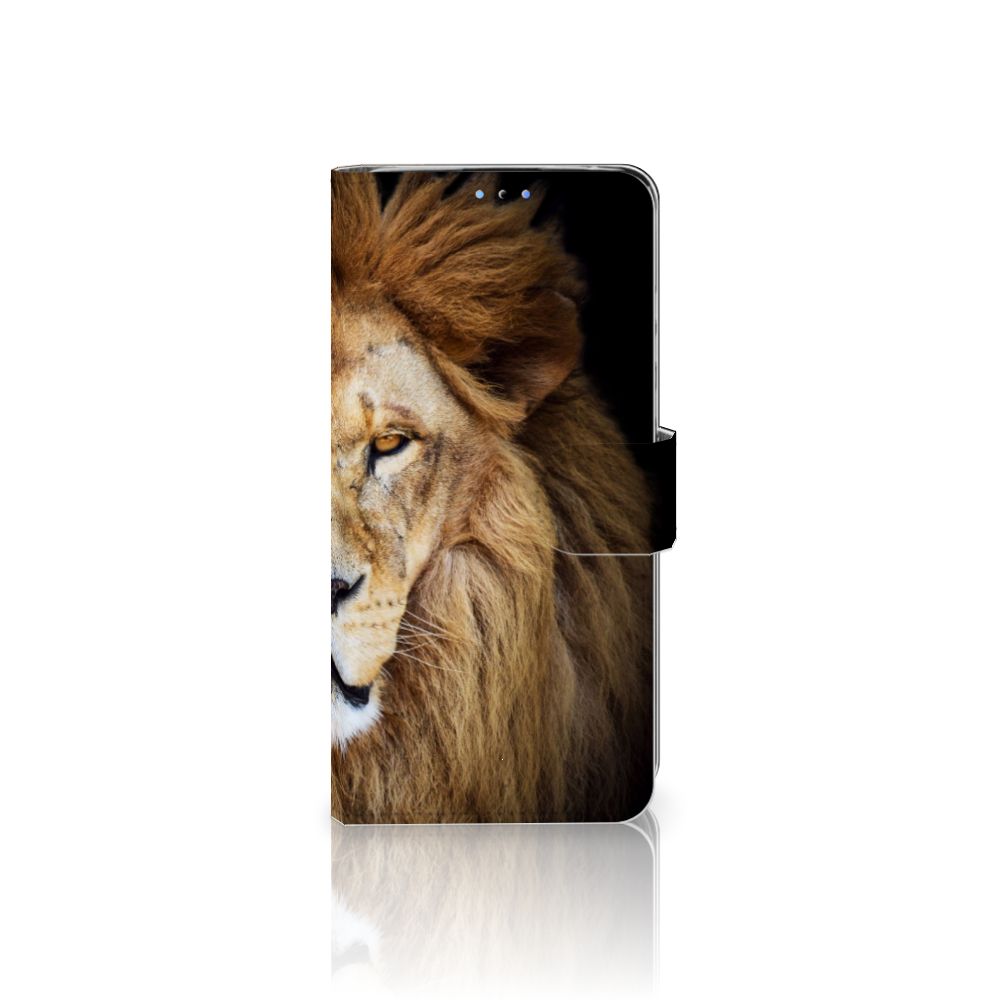 Huawei P30 Lite (2020) Telefoonhoesje met Pasjes Leeuw