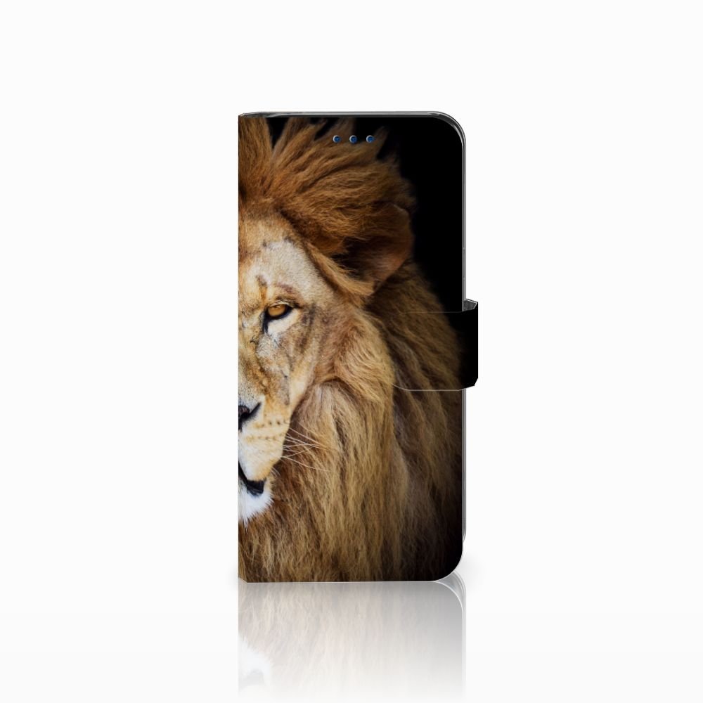 Samsung Galaxy S8 Telefoonhoesje met Pasjes Leeuw