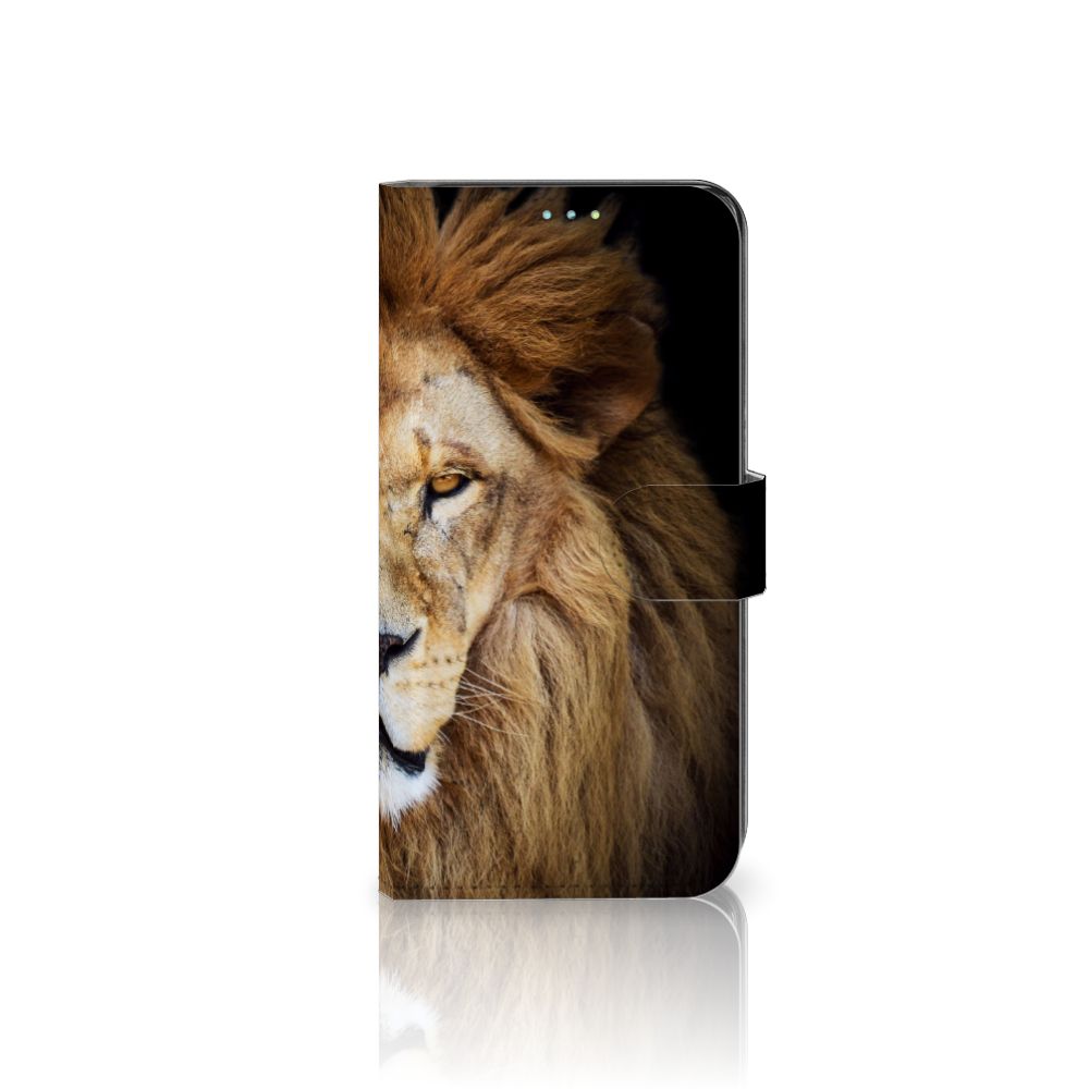 Samsung Galaxy A52 Telefoonhoesje met Pasjes Leeuw