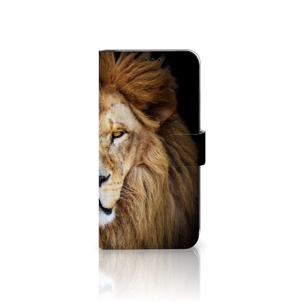 Apple iPhone Xs Max Telefoonhoesje met Pasjes Leeuw