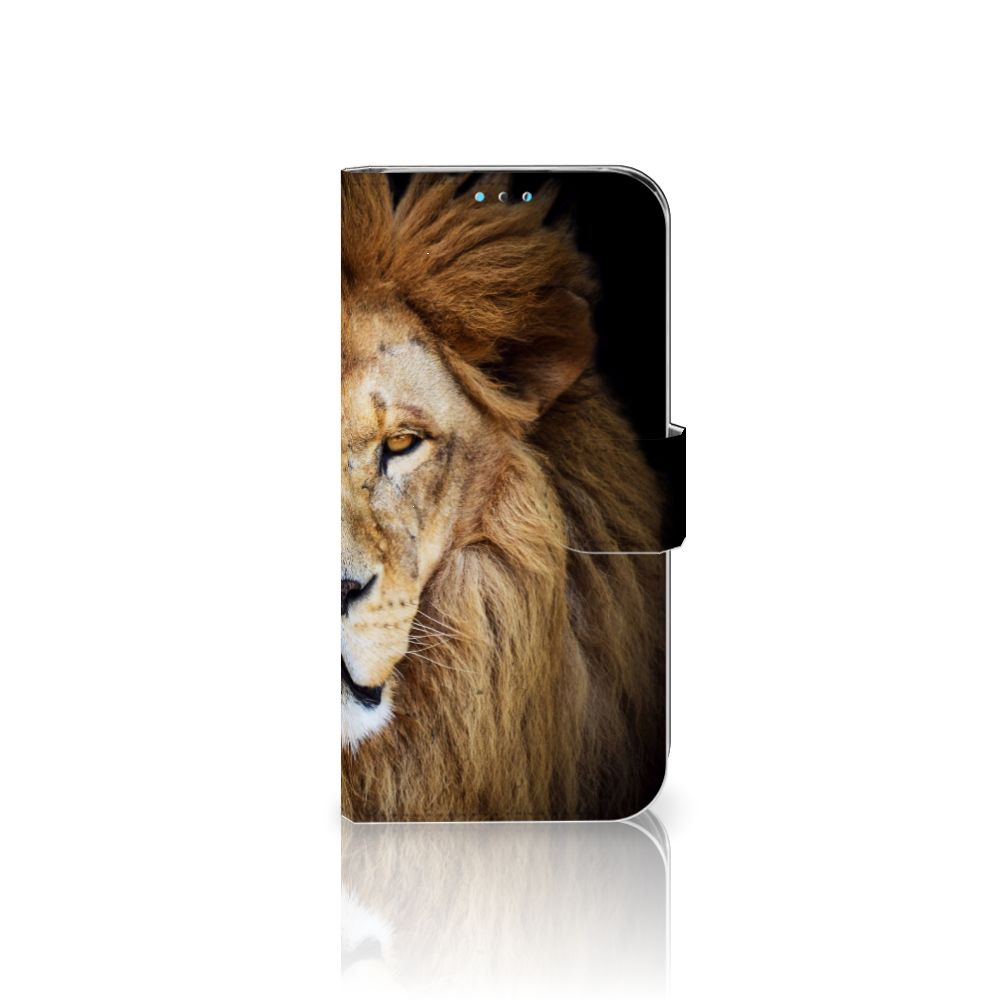 Huawei Y5 (2019) Telefoonhoesje met Pasjes Leeuw