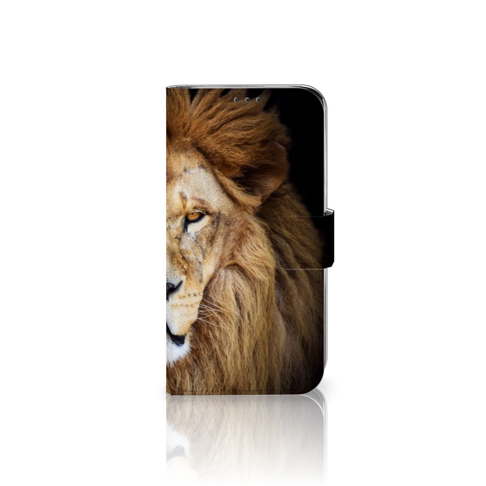 Xiaomi Mi A2 Lite Telefoonhoesje met Pasjes Leeuw