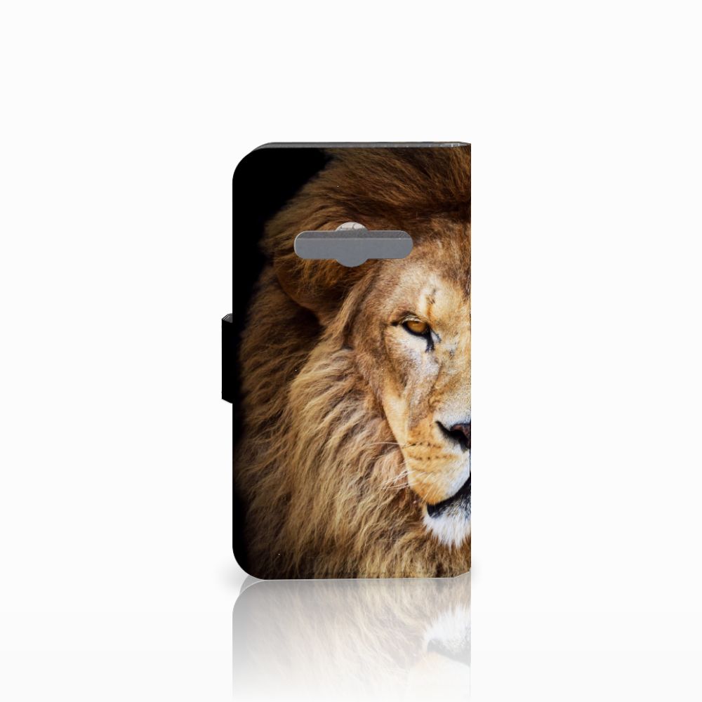 Samsung Galaxy Xcover 3 | Xcover 3 VE Telefoonhoesje met Pasjes Leeuw