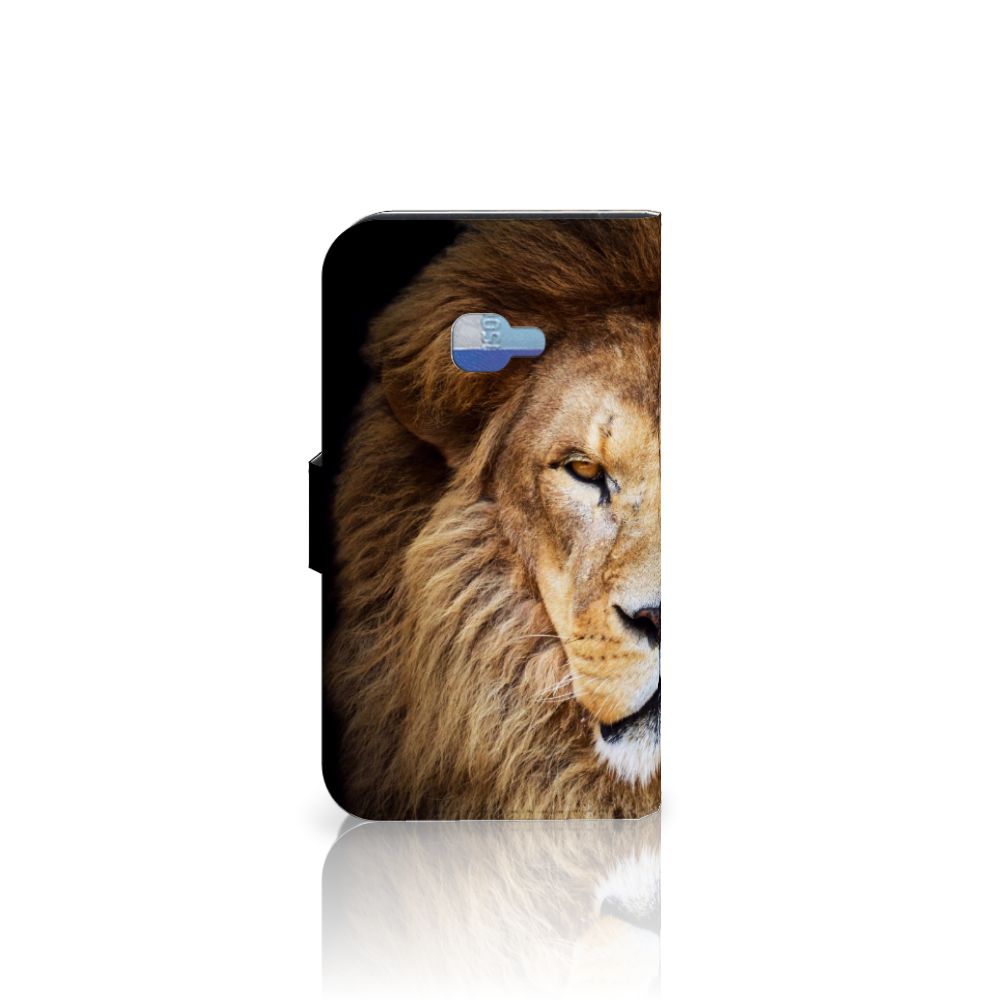 Samsung Galaxy Xcover 4 | Xcover 4s Telefoonhoesje met Pasjes Leeuw