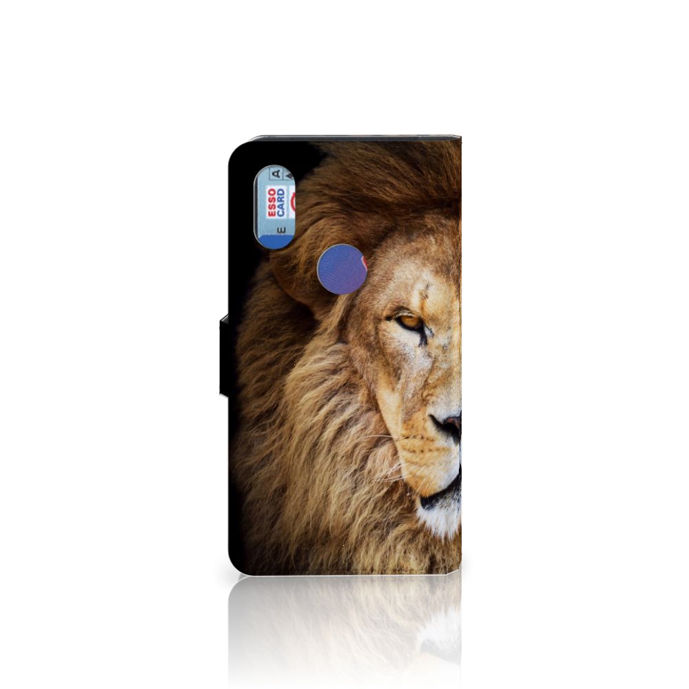 Xiaomi Mi Mix 2s Telefoonhoesje met Pasjes Leeuw