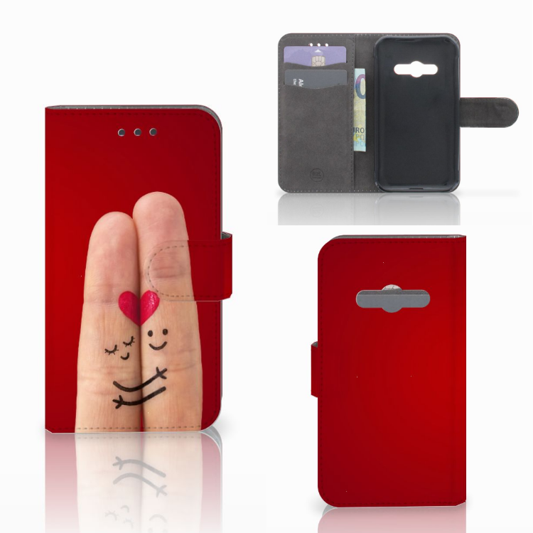 Samsung Galaxy Xcover 3 | Xcover 3 VE Wallet Case met Pasjes Liefde - Origineel Romantisch Cadeau