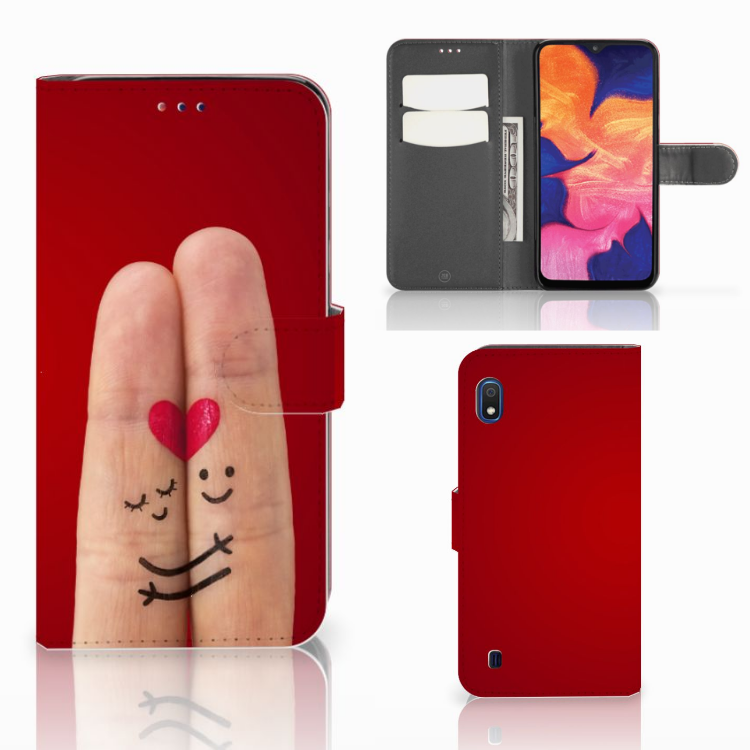 Samsung Galaxy A10 Wallet Case met Pasjes Liefde - Origineel Romantisch Cadeau