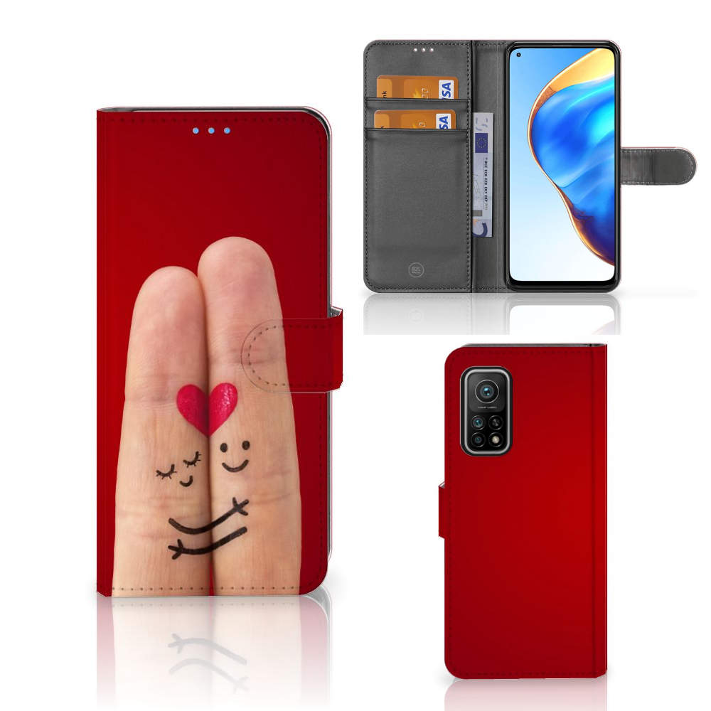 Xiaomi Mi 10T Pro | Mi 10T Wallet Case met Pasjes Liefde - Origineel Romantisch Cadeau
