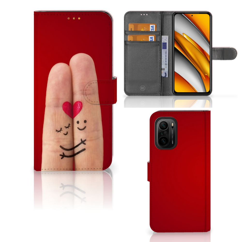 Poco F3 | Xiaomi Mi 11i Wallet Case met Pasjes Liefde - Origineel Romantisch Cadeau