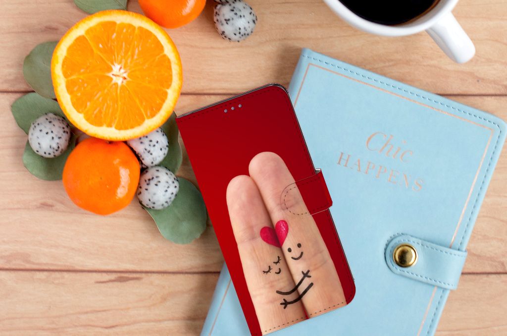 OnePlus 10 Pro Wallet Case met Pasjes Liefde - Origineel Romantisch Cadeau