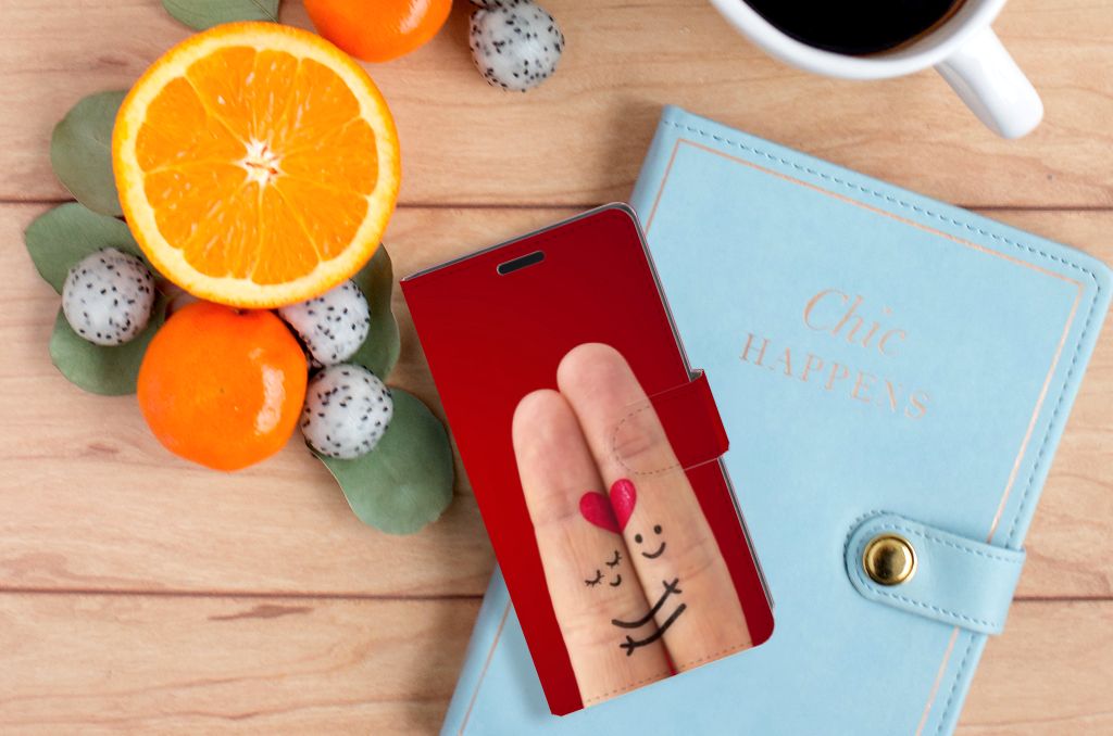 Sony Xperia XZ | Sony Xperia XZs Wallet Case met Pasjes Liefde - Origineel Romantisch Cadeau