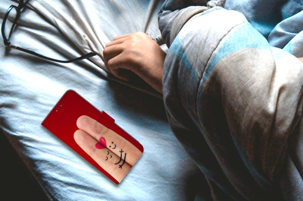 OPPO A16/A16s/A54s Wallet Case met Pasjes Liefde - Origineel Romantisch Cadeau