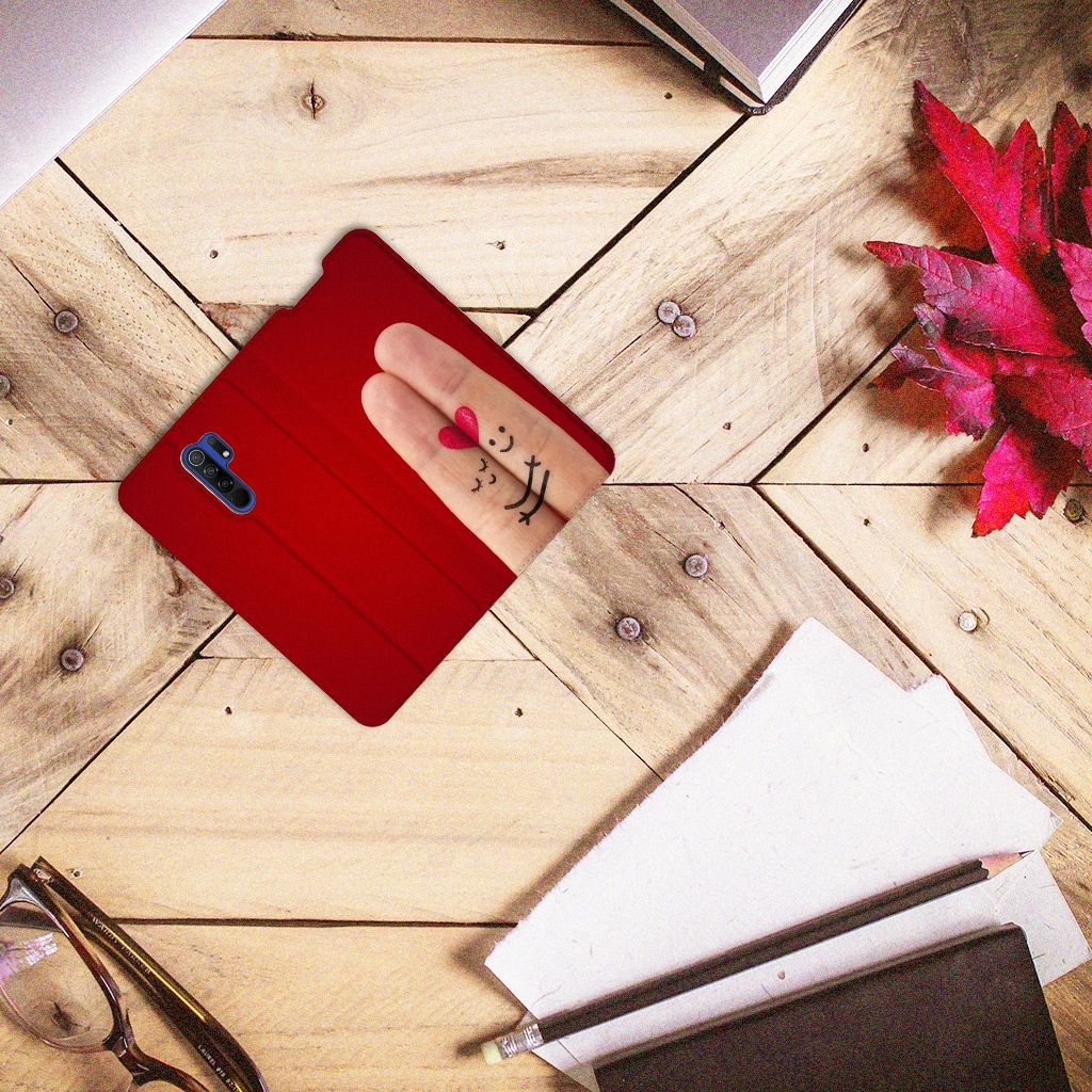 Xiaomi Redmi 9 Hippe Standcase Liefde - Origineel Romantisch Cadeau