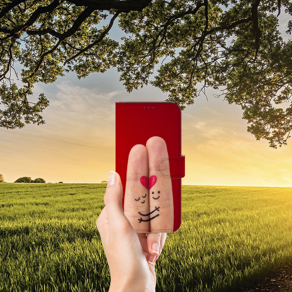 OnePlus Nord CE 2 Wallet Case met Pasjes Liefde - Origineel Romantisch Cadeau
