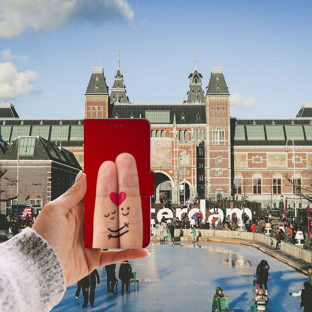 Huawei P10 Lite Wallet Case met Pasjes Liefde - Origineel Romantisch Cadeau