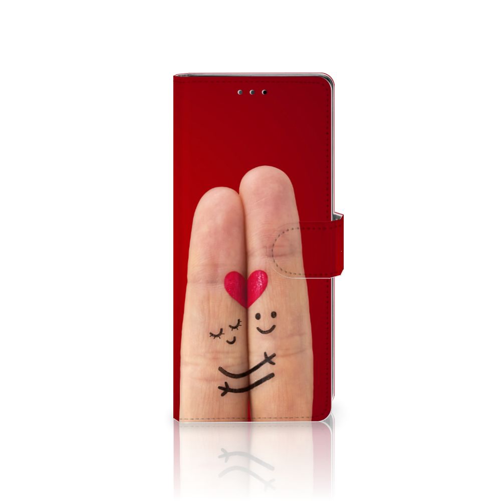 Sony Xperia 10 Wallet Case met Pasjes Liefde - Origineel Romantisch Cadeau