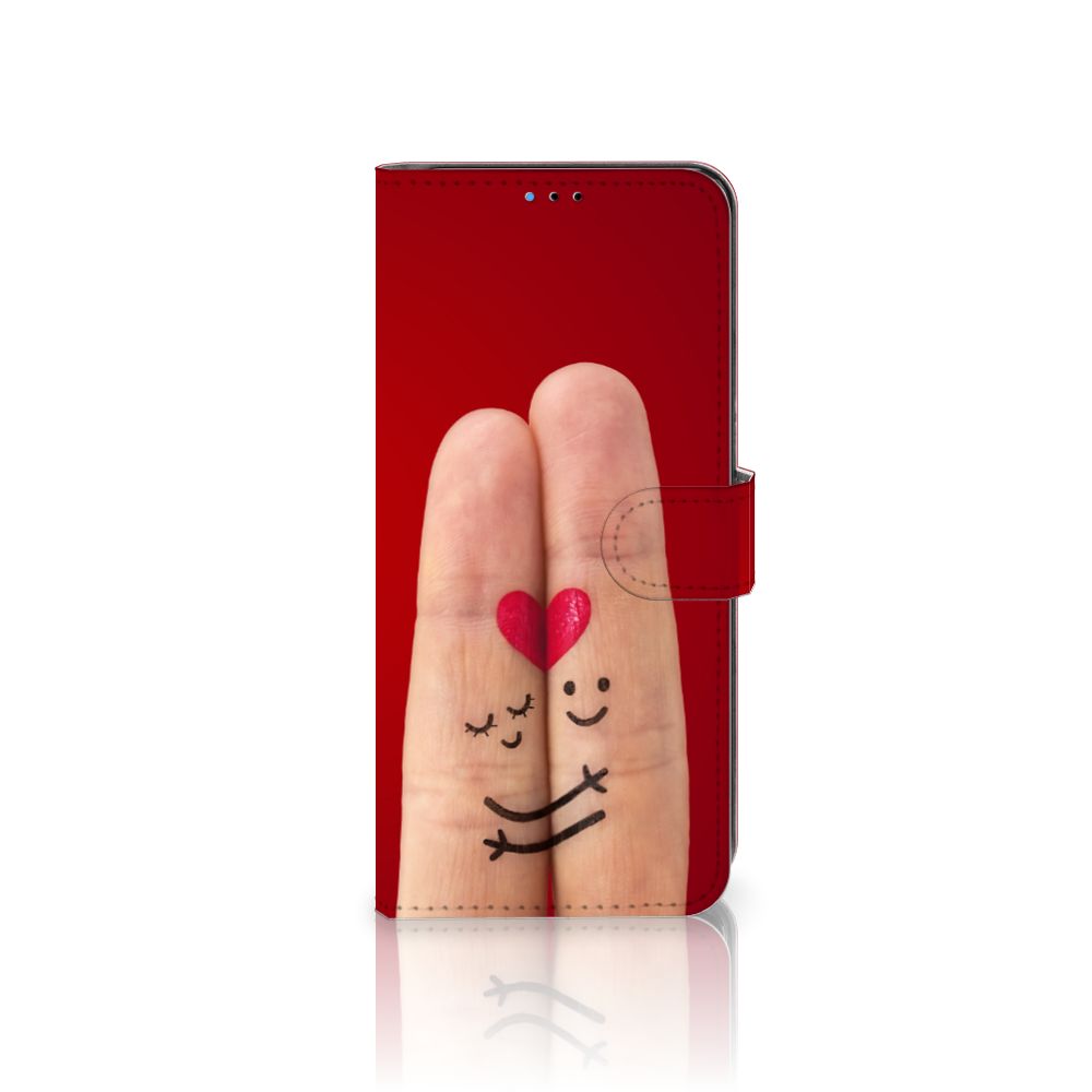 Motorola Moto E20 | E30 | E40 Wallet Case met Pasjes Liefde - Origineel Romantisch Cadeau
