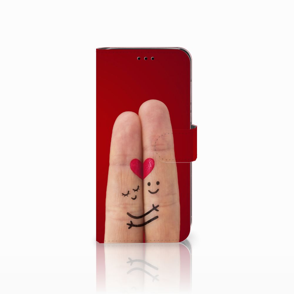 Huawei P20 Lite Wallet Case met Pasjes Liefde - Origineel Romantisch Cadeau