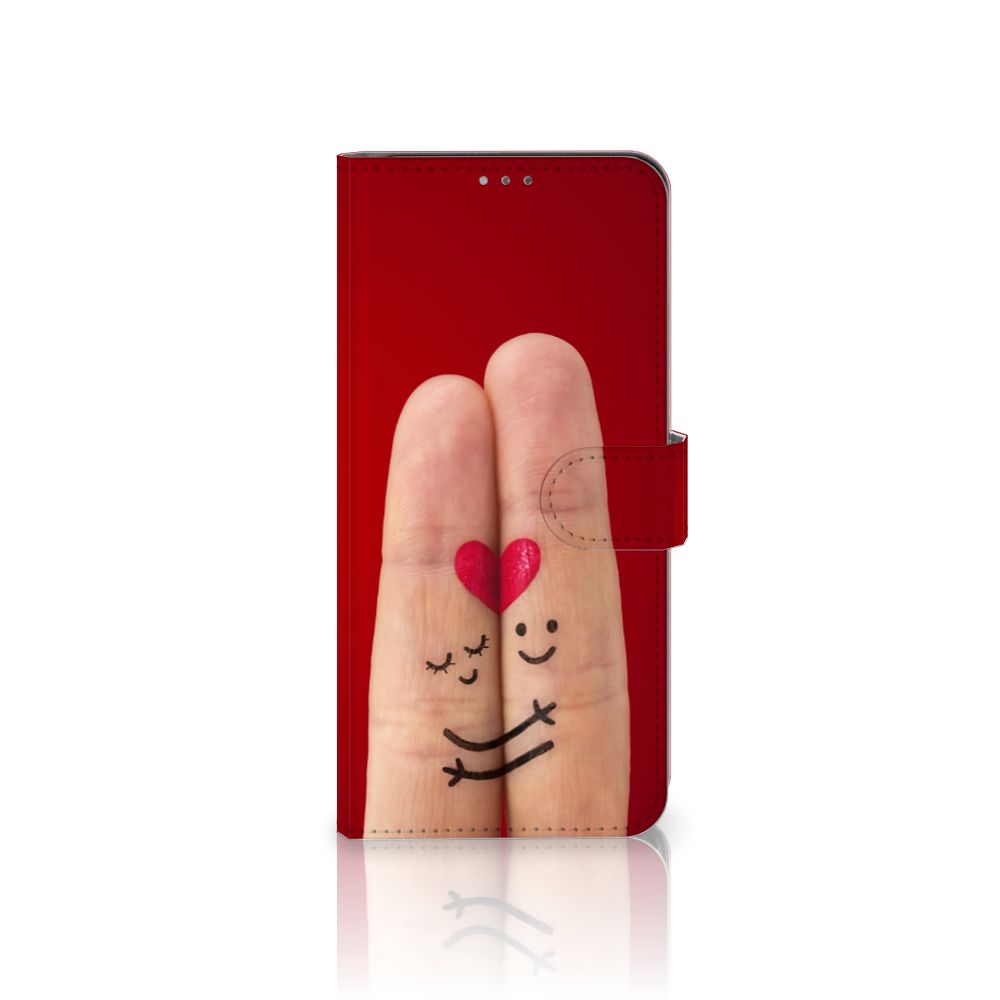 Nokia 2.4 Wallet Case met Pasjes Liefde - Origineel Romantisch Cadeau