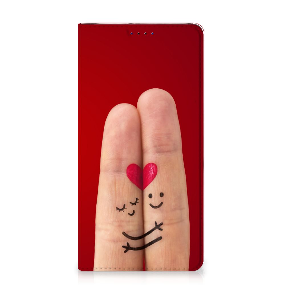 Huawei P Smart (2019) Hippe Standcase Liefde - Origineel Romantisch Cadeau