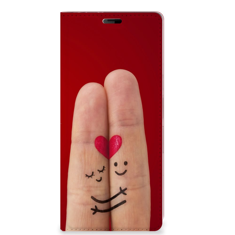 Sony Xperia 10 Plus Hippe Standcase Liefde - Origineel Romantisch Cadeau