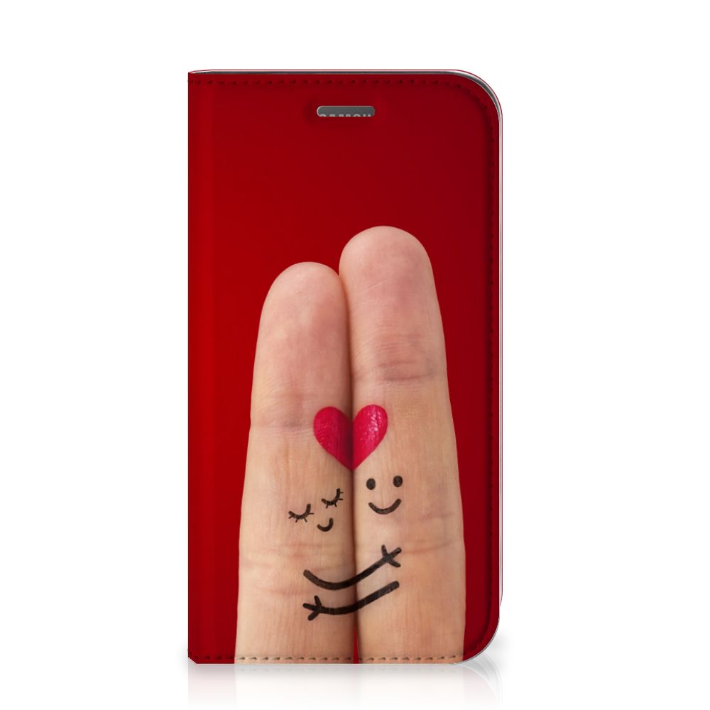 Samsung Galaxy Xcover 4s Hippe Standcase Liefde - Origineel Romantisch Cadeau