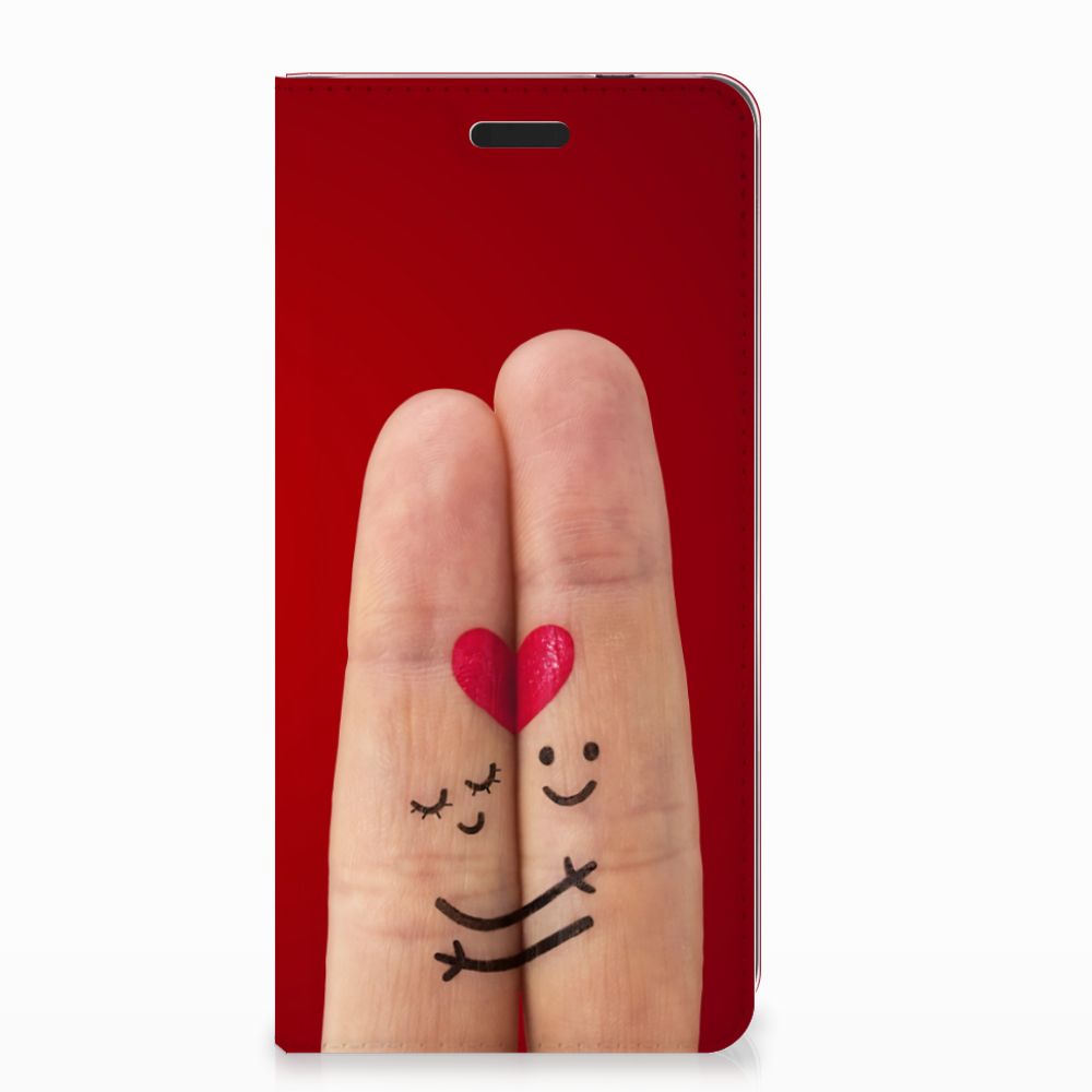 Nokia 3.1 (2018) Hippe Standcase Liefde - Origineel Romantisch Cadeau