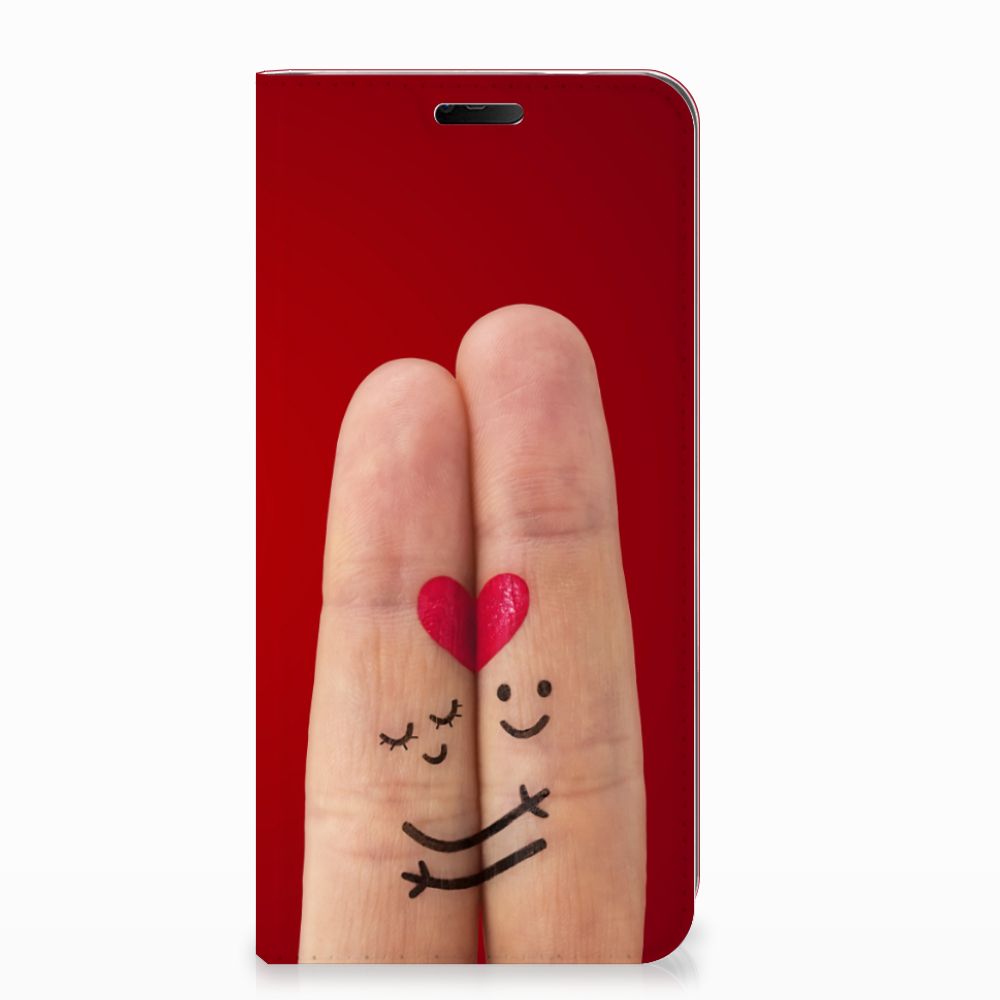 Nokia 7.1 (2018) Hippe Standcase Liefde - Origineel Romantisch Cadeau