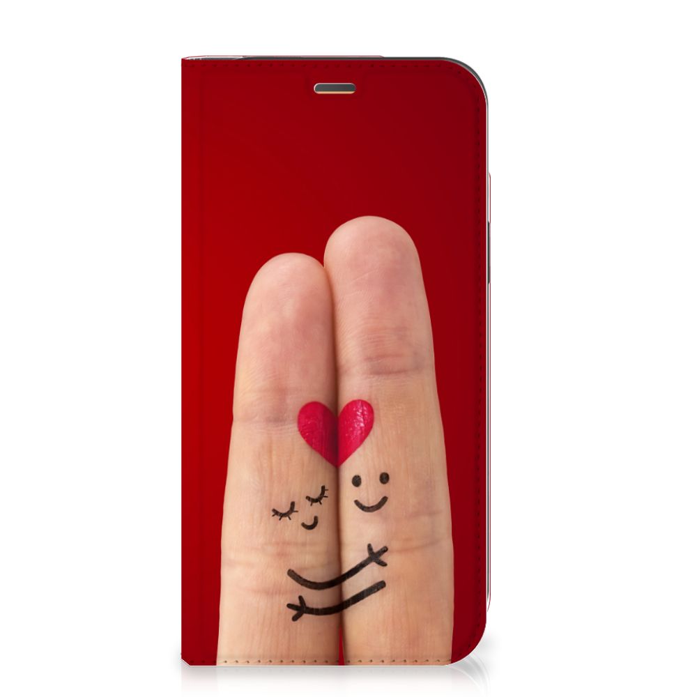 iPhone 12 | iPhone 12 Pro Hippe Standcase Liefde - Origineel Romantisch Cadeau